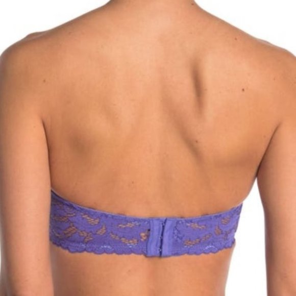 Free People Love Letters Underwire Bra Purple 32DD - Picture 5 of 10